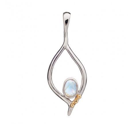 Desert Flame Pendant in various gemstones